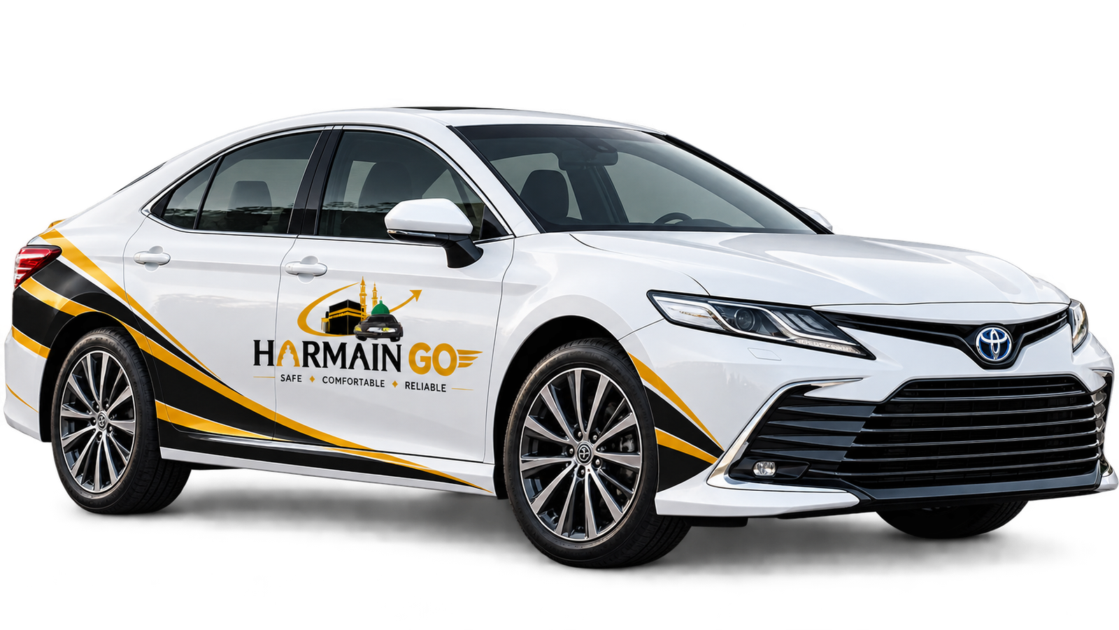 Toyota Camry 4 seater taxi from Jeddah Airport to Makkah