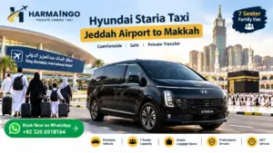 Hyundai Staria Taxi Jeddah Airport to Makkah