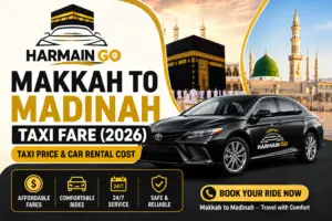 Private Umrah taxi from Jeddah airport