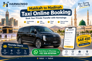 Makkah to Madinah Taxi Online Booking